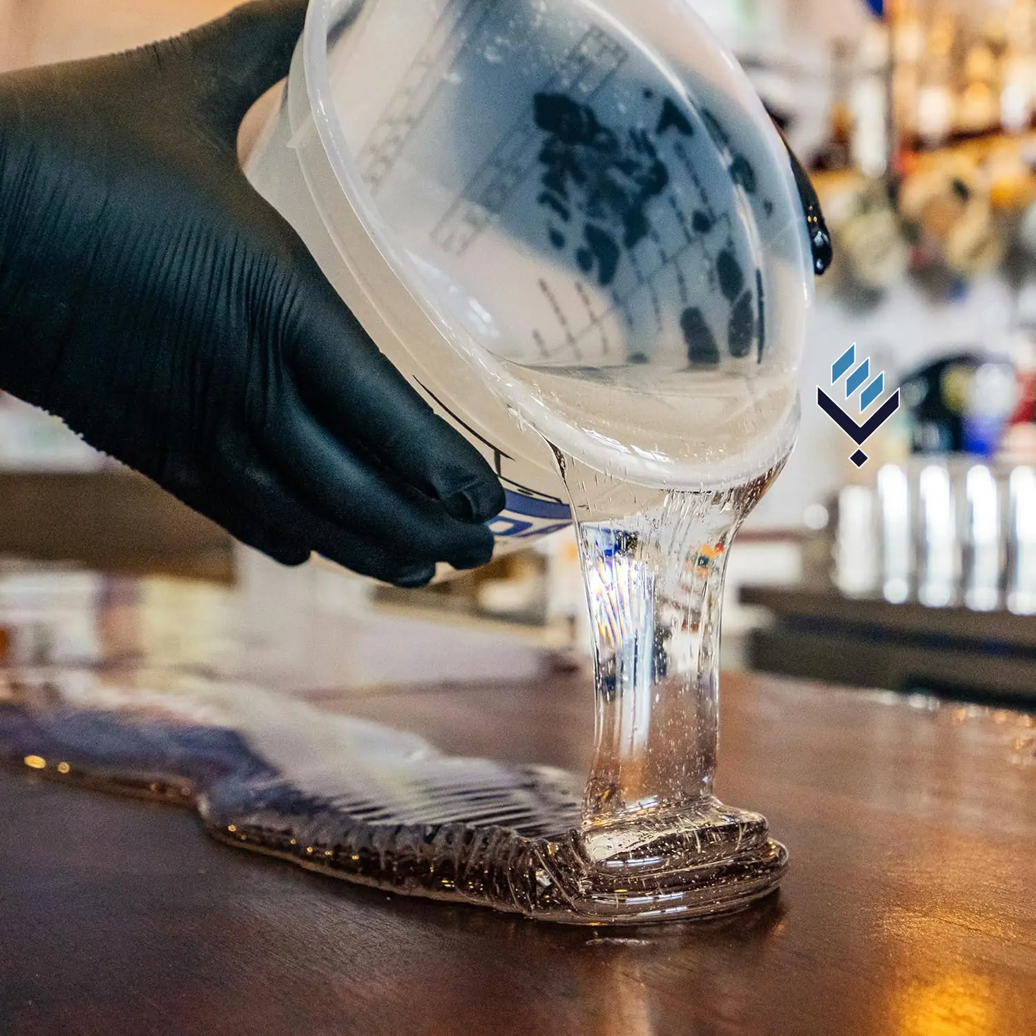 روش کار با رزین اپوکسی شفاف